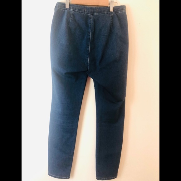 Free People Womens Jeans Size 28 Blue Skinny High Waist Denim Bottoms - Picture 7 of 7